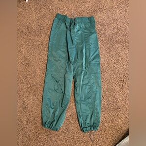 Target green parachutete pants- Large